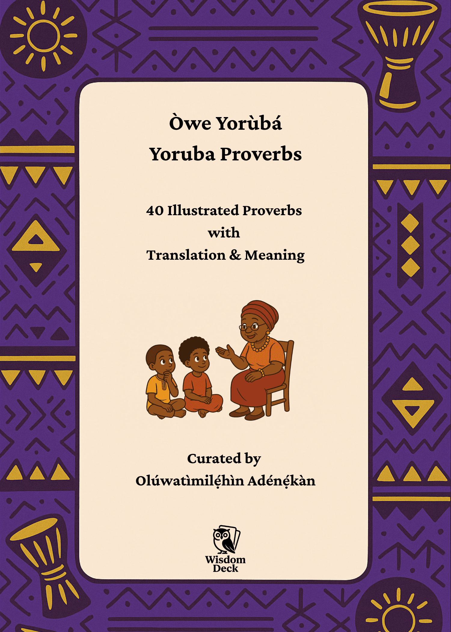 Yoruba Proverbs Wisdom Deck Cover